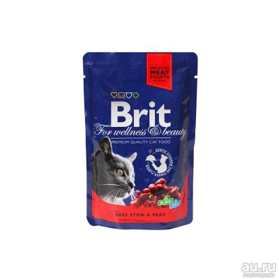 Лот: 10398891. Фото: 1. Корм Brit Premium Для Кошек Рагу... Корма
