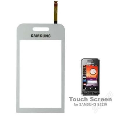 Лот: 583128. Фото: 1. Сенсор (Тачскрин) Samsung S5230... Дисплеи, дисплейные модули, тачскрины