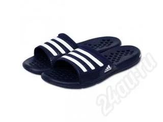 Лот: 434742. Фото: 1. Продам сланцы синие Adidas(фирменные... Шлепанцы, сланцы