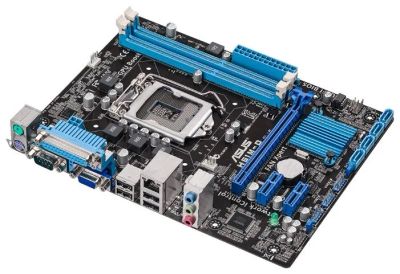 Лот: 4552554. Фото: 1. Мат.плата S1155 H61 Asus H61M-D... Материнские платы