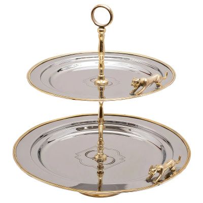 Лот: 24936485. Фото: 1. Этажерка двухуровневая Garda Decor... Предметы сервировки