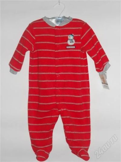 Лот: 2328741. Фото: 1. Костюм со снеговичком Carter's. Костюмы, пиджаки, комбинезоны