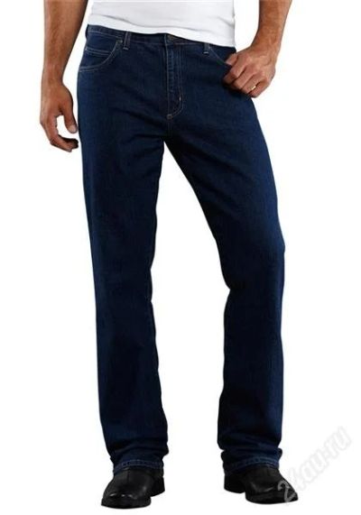 Лот: 2933280. Фото: 1. Джинсы Wrangler size 33 плотная... Брюки, джинсы, шорты