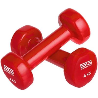 Лот: 24534762. Фото: 1. Гантели Bronze Gym виниловые... Гантели
