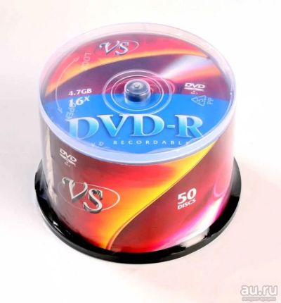 Лот: 13730384. Фото: 1. Диск DVD-R VS 4.7GB, 80Min, 16X... CD, DVD, BluRay