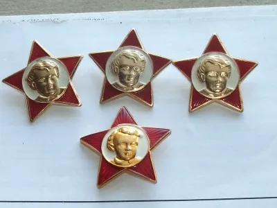 Лот: 23242805. Фото: 1. Значок октябрёнок октябрятский... Другое (значки, медали, жетоны)