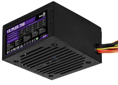 Лот: 24955350. Фото: 1. 750W Aerocool VX 750 Plus (24... Корпуса, блоки питания