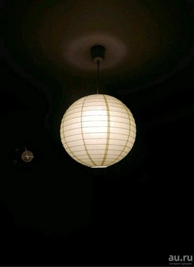 Лот: 12852649. Фото: 1. Светильник Икея из рисовой бумаги... Другое освещение