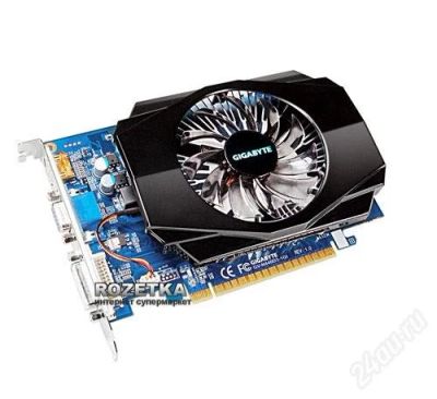Лот: 1264086. Фото: 1. Видеокарта PCI-E GigaByte GeForce... Видеокарты
