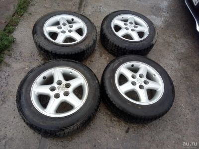Лот: 16204229. Фото: 1. колеса с литьем Nissan R15 195... Шины на дисках
