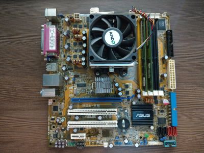Лот: 12148476. Фото: 1. Материнская плата ASUS M2A-VM... Материнские платы