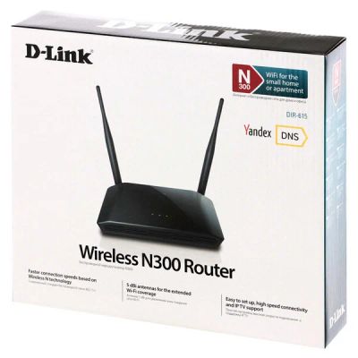 Лот: 12873736. Фото: 1. Новый Роутер Dlink DIR 615 T4... Маршрутизаторы (роутеры)