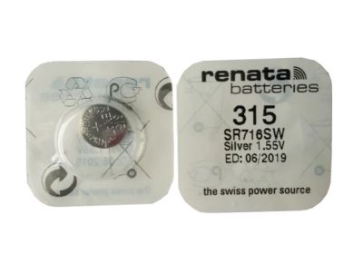 Лот: 17642621. Фото: 1. Renata SR716SW, 1.55V. Батарейки, аккумуляторы, элементы питания