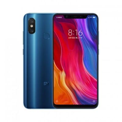 Лот: 13875179. Фото: 1. Xiaomi Mi 8 6/64Gb Blue (ВИТРИНА... Смартфоны