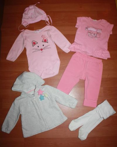 Лот: 5497166. Фото: 1. Комплект детской одежды Zara/Benetton... Костюмы, пиджаки, комбинезоны