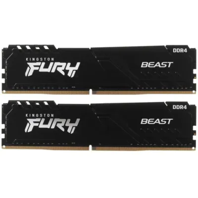Лот: 20946525. Фото: 1. 32Gb (2x16Gb) DDR4 Kingston FURY... Оперативная память