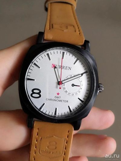 Лот: 15320573. Фото: 1. Часы Curren aviator - белые. Оригинальные наручные часы