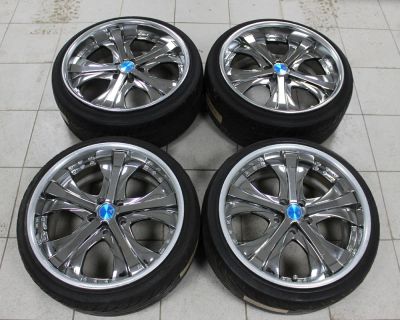 Лот: 4716848. Фото: 1. Хром диски с полками R19 5x112... Шины на дисках