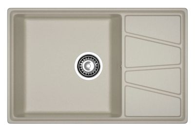 Лот: 23661323. Фото: 1. Мойка врезная с крылом GRANFEST... Мойки кухонные
