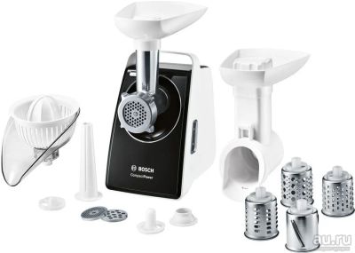 Лот: 12021220. Фото: 1. Мясорубка BOSCH MFW 3850B белый... Кухонная