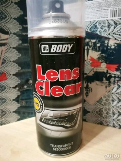Лот: 10601297. Фото: 1. Lens clear аэрозольный лак для... Средства по уходу