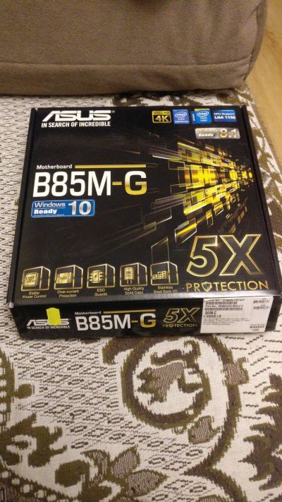 Лот: 14541858. Фото: 1. Материнская плата Asus B85M-G... Материнские платы