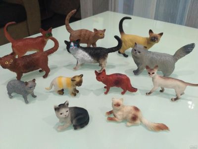 Лот: 13747430. Фото: 1. Фигуры кошек. Игровые наборы
