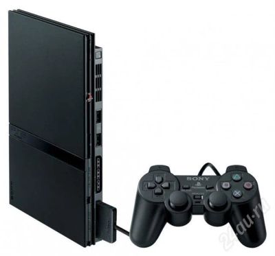 Лот: 557892. Фото: 1. Sony PlayStation 2 Slim (чип... Игровые приставки, консоли