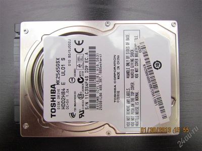 Лот: 2469612. Фото: 1. жесткий диск (винчестер) toshiba... Жёсткие диски (HDD)