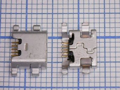 Лот: 12287325. Фото: 1. Системный разъём №102 micro-USB... Разъёмы