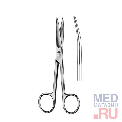 Лот: 24828331. Фото: 1. Ножницы остроконечные, изогнутые... Медицинские товары