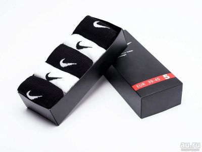 Лот: 16826101. Фото: 1. Носки длинные Nike - 5 пар (18777... Носки