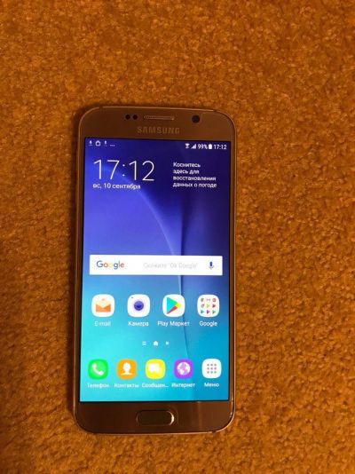Лот: 10247775. Фото: 1. Samsung Galaxy S6. Смартфоны