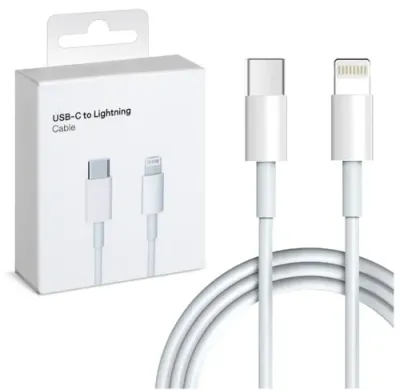 Лот: 21786791. Фото: 1. Кабель Type-C - Lightning 20W... Дата-кабели, переходники