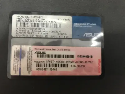Лот: 24584289. Фото: 1. N187 . Ноутбук Asus X54C, X54... Ноутбуки