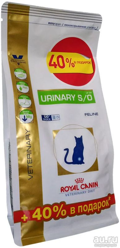 Лот: 9613561. Фото: 1. Роял Канин Royal canin Urinary... Корма