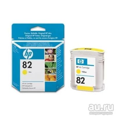 Лот: 14231281. Фото: 1. Картридж HP C4913A (№82, yellow... Картриджи, расходные материалы