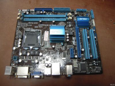 Лот: 13771717. Фото: 1. Материнская плата 775 ASUS P5G41T-M... Материнские платы