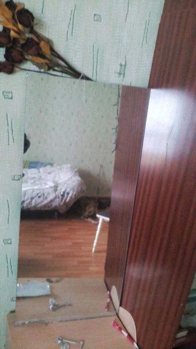 Лот: 10712705. Фото: 1. Зеркало 92х42 см. Зеркала