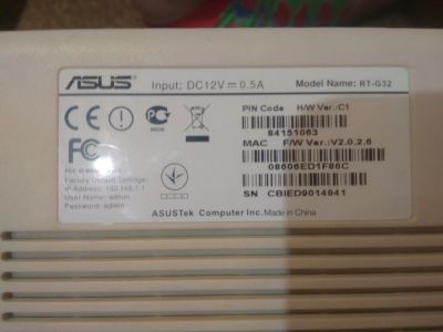 Лот: 17360846. Фото: 1. Роутер asus. Маршрутизаторы (роутеры)