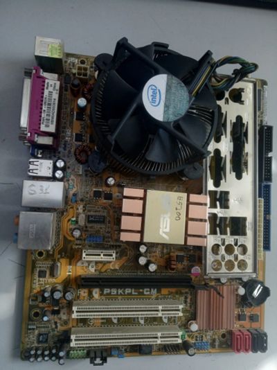 Лот: 17524638. Фото: 1. Материнская плата asus p5kpl-cm... Материнские платы