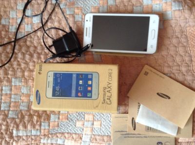 Лот: 5504031. Фото: 1. Samsung Galaxy Core 2 Duos SM-G355H... Смартфоны