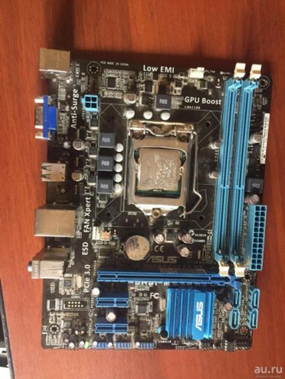 Лот: 13555483. Фото: 1. Материнка ASUS P8H61-M LX3 R2... Комплекты запчастей
