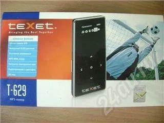 Лот: 338163. Фото: 1. Mp3 плейр Texet T-629. Другое (аудиотехника)