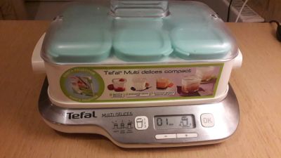 Лот: 9591596. Фото: 1. Йогуртница 3-в-1 Tefal Multidelice... Кухонная