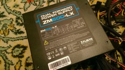 Лот: 12873662. Фото: 1. Блок питания Zalman Zalman LX... Корпуса, блоки питания