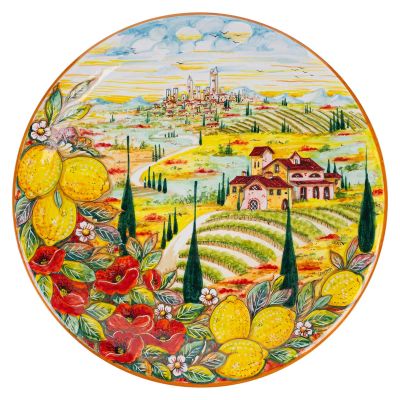 Лот: 24936135. Фото: 1. Тарелка Leoncini, 40см. Предметы сервировки