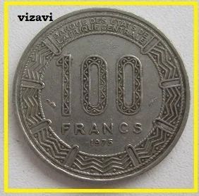 Лот: 17090357. Фото: 1. Камерун 100 франков 1975 (11). Африка