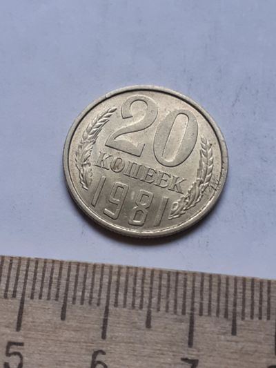 Лот: 18734149. Фото: 1. (№13110) 20 копеек 1981 год,без... Россия и СССР 1917-1991 года