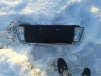 Лот: 4830627. Фото: 1. Для LEXUS LX570 накладка под номер. Кузов